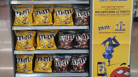 M&M's Walmart 'The Almost Game-Time Show' Side Panel