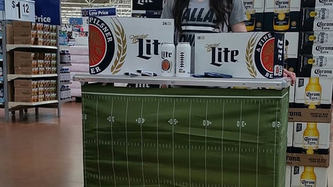 Miller Lite Sampling Station