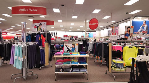 Target Active Wear Department