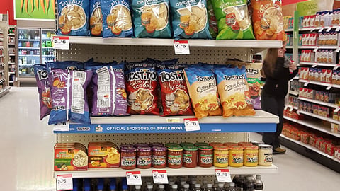 Target PepsiCo 'Home Party Advantage' Endcap