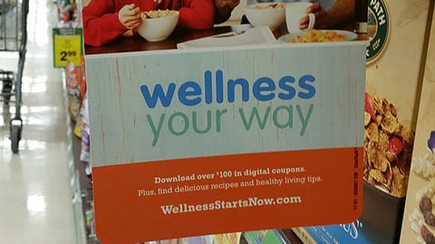 Kroger 'Wellness Your Way' Shelf Talker