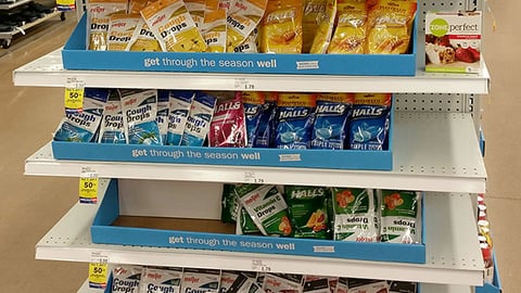 Meijer 'Get Through the Season Well' Endcap