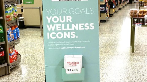 Publix 'Your Wellness Icons' Standee