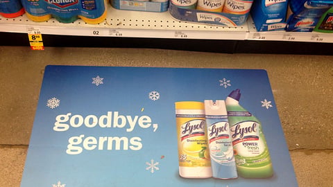 Meijer Lysol 'Goodbye, Germs' Floor Cling