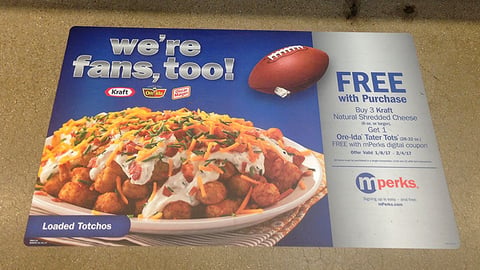 Kraft Meijer 'We're Fans, Too' Floor Cling
