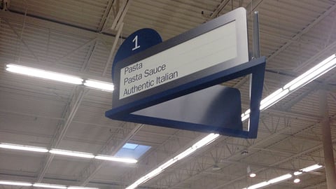 Meijer 'Authentic Italian' Aisle Marker
