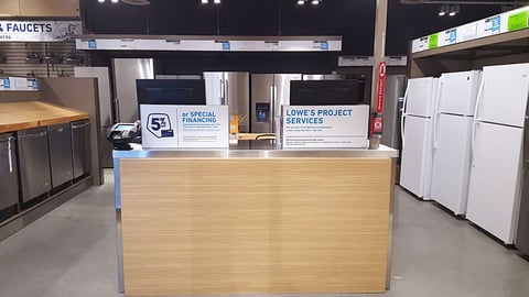 Lowe's 'Project Services' Counter