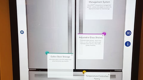 Lowe's Touchscreen Appliance Display