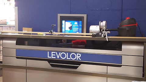 Lowe's Levolor 'Blind Cutting' Station