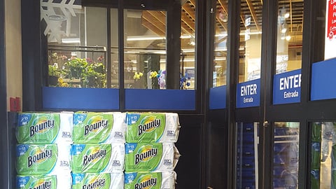 Lowe's Bounty Lobby Merchandising