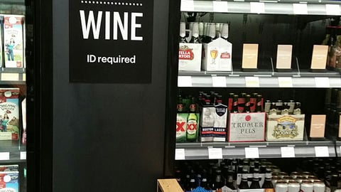 Amazon Go 'ID Required' Wall Sign