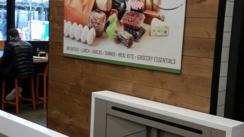 Amazon Go 'Good Food Fast' Wall Poster