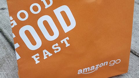 Amazon Go 'Good Food Fast' Reusable Shopping Bag