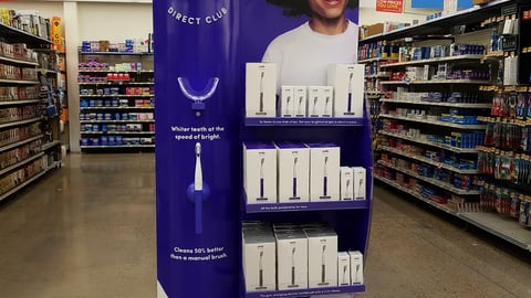 Walmart SmileDirectClub Endcap Display