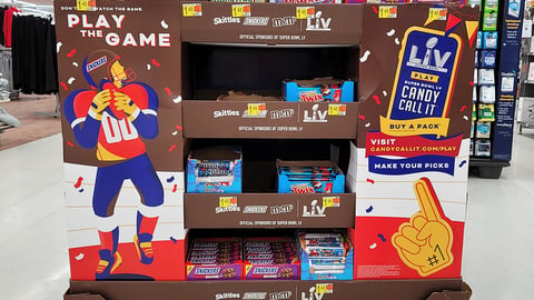 Mars Walmart 'Candy Call It' Half-Pallet Display