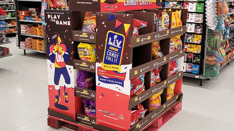 Mars Walmart 'Candy Call It' Pallet Display