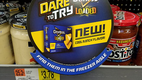 Doritos Loaded 'Cool Ranch' Walmart Wobbler