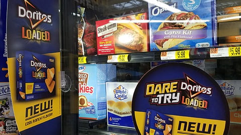 Doritos Loaded 'Cool Ranch' Walmart Freezer Signage