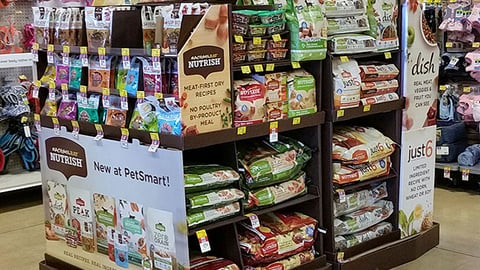 Rachael Ray Nutrish 'New at PetSmart' Pallet Display