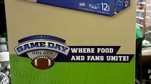 Pepsi Ralphs 'Game Day Greats' Shelf Talker