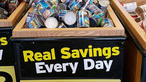 Bush's Hannaford 'Game On' Dump Bin