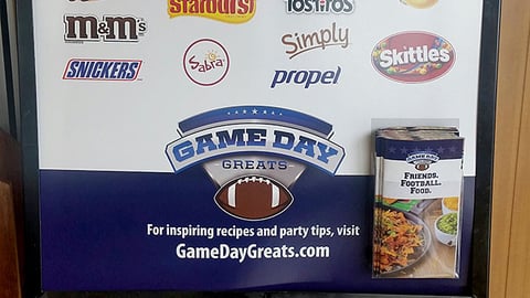 Ralphs 'Game On' Stanchion Sign