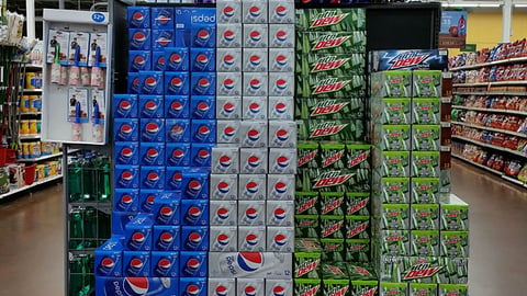 Walmart PepsiCo 'Taste Game Day Glory' Endcap