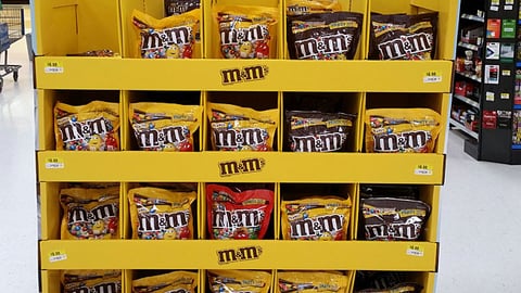 M&M's Walmart 'Gameday Spread' Pallet