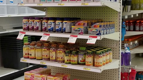 Target 'Well Fortified' Endcap