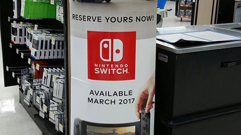 Nintendo Switch 'Reserve Yours Now' Standee