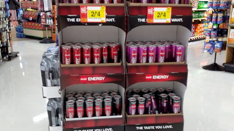 Coke Energy Floorstands