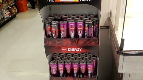 Coke Energy Floorstand