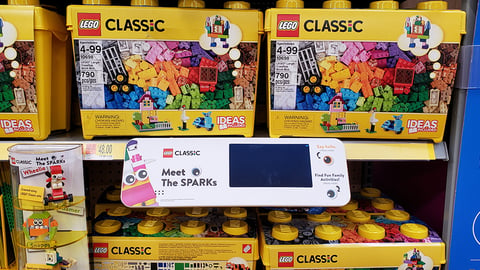 Lego Classic 'Meet The Sparks' Video Shelf Unit