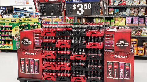 Walmart Coke Energy Pallet Train
