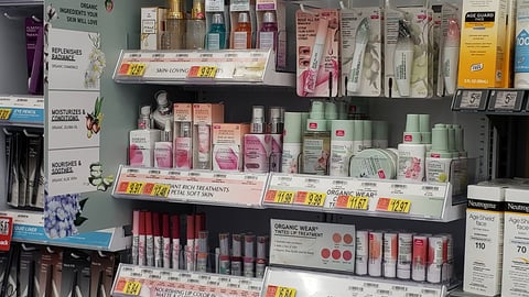 Walmart Physicians Formula In-Line Display