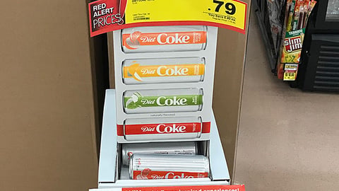 Diet Coke Jewel-Osco 'It's Your Adventure' Floorstand