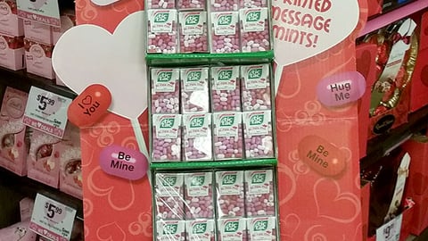 Tic Tac 'Be Mine Mix' Floorstand