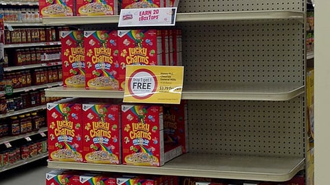 General Mills Winn-Dixie 'Earn 20 eBoxTops' Endcap