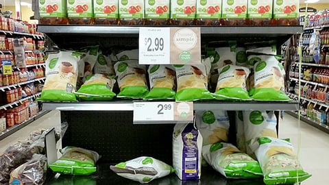 Simple Truth '100s of Delicious Choices' Endcap Display