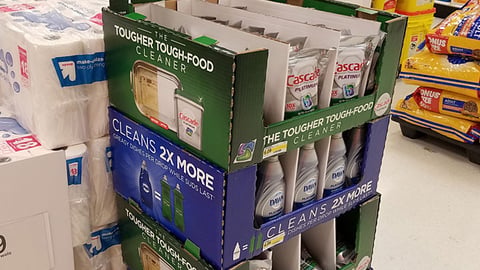 Cascade 'Tough-Food Cleaner' Case Stack