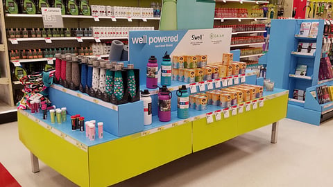 Target 'Well Powered' Table Display