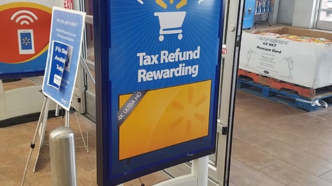 Walmart 'Tax Refund' Security Shroud