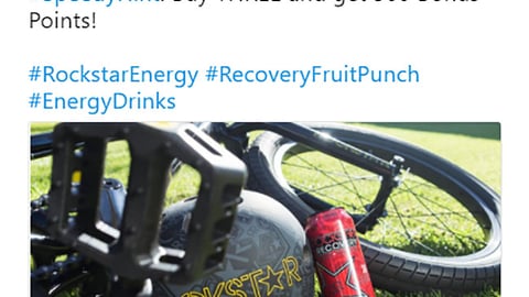 Speedway Rockstar Recovery 'Fruit Punch' Twitter Update