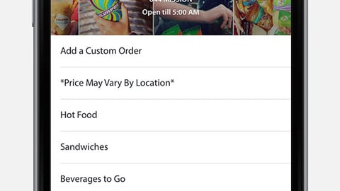 7-Eleven Postmates Web Page