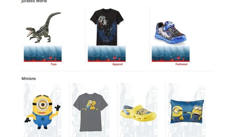 Kmart Universal Studios Sweeps Web Page