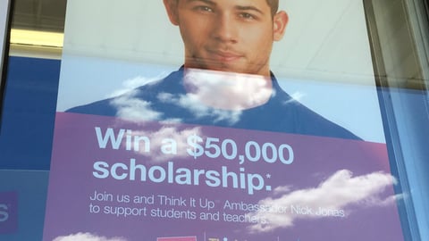 Staples '#StaplesforStudents' Sweeps Window Poster