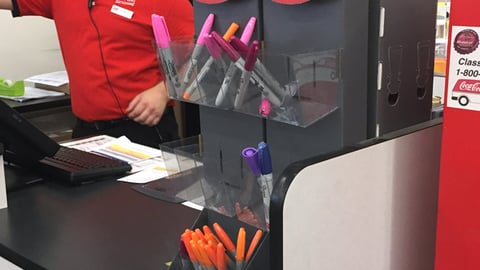 Pentel Staples Countertop Display