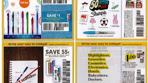 Newell Rubbermaid 'Write Your Way to College' FSIs