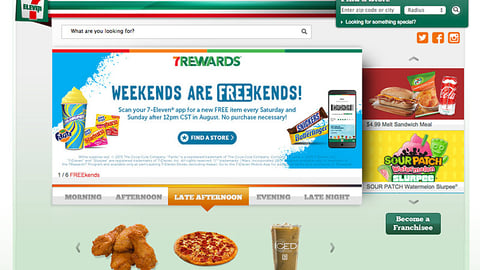 7-Eleven 'Weekends Are FREEkends' Carousel Ad