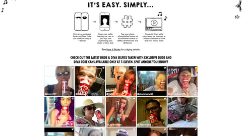 Coke 7-Eleven 'Battle of the Can' Promotional Page